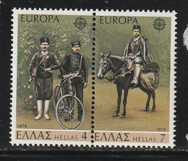 Verenigd Europa 1979 - Griekenland - Kretenzer Postbode, Ophalen, Postfris, Overige thema's