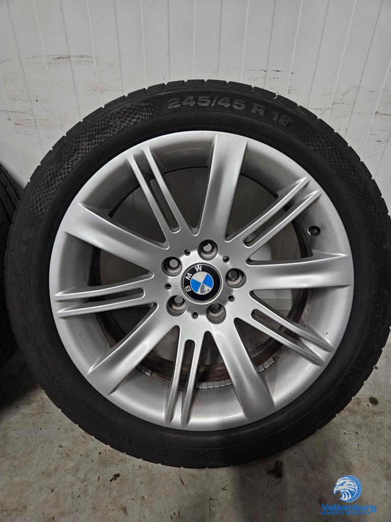 6-7mm! Originele BMW 5 serie E60 E61 F10 F11 6 serie E63 E64, 18 inch, -, -, Banden en Velgen