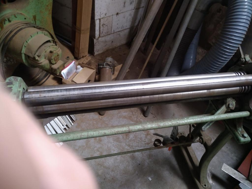 handbediende walsmachine platenwals, Ophalen, Gebruikt