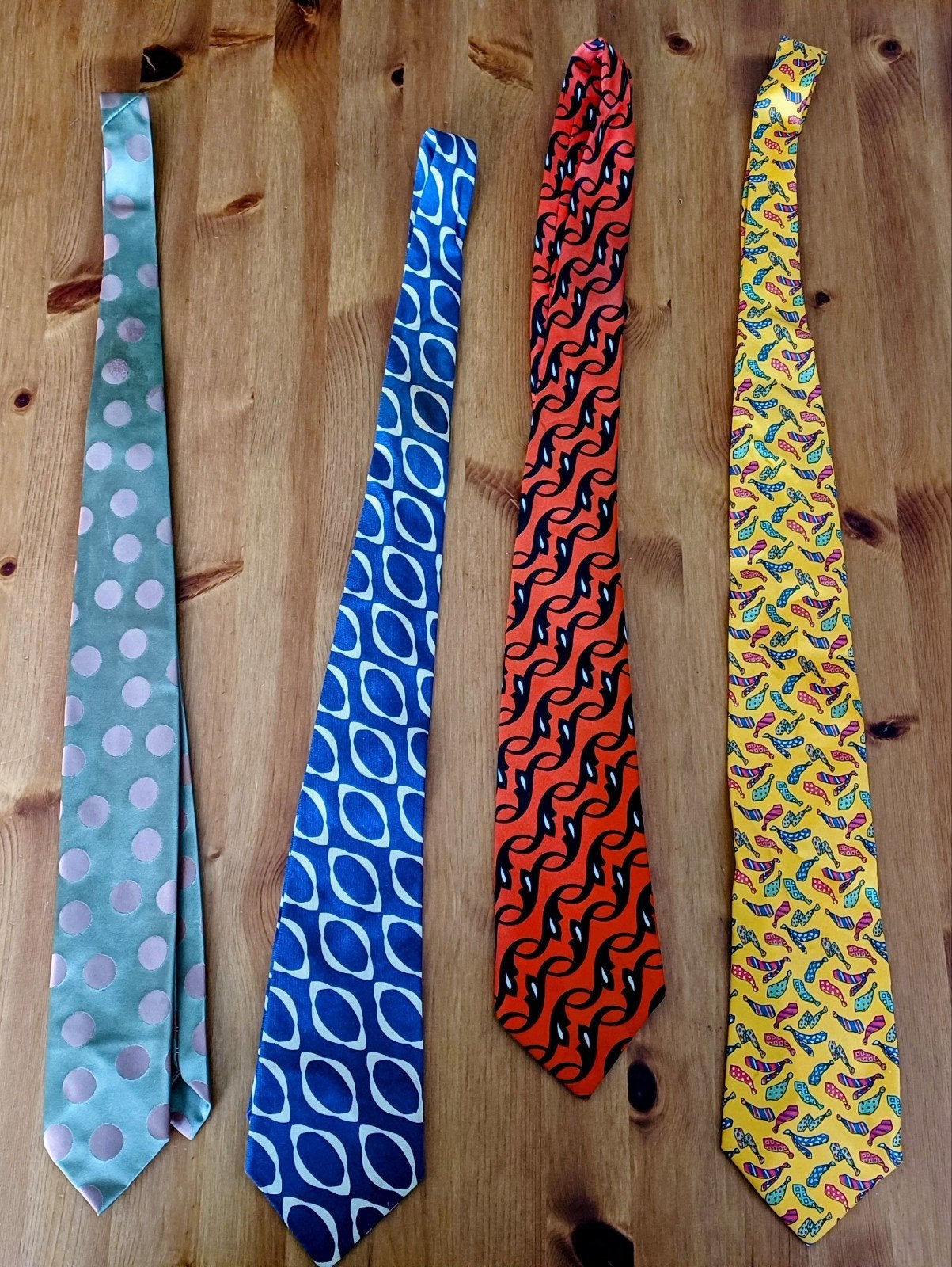 Grote partij vintage stropdassen (27 stuks), Ophalen, Gedragen, Overige kleuren