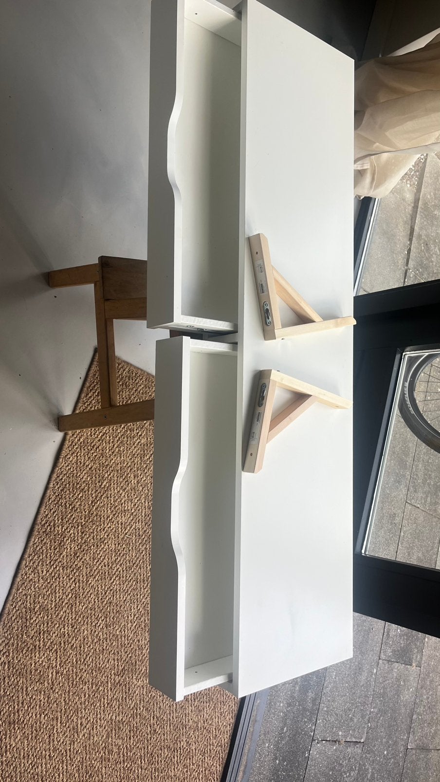 Ikea ekby alex kaptafel met steunen, Huis en Inrichting, Ophalen, Zo goed als nieuw