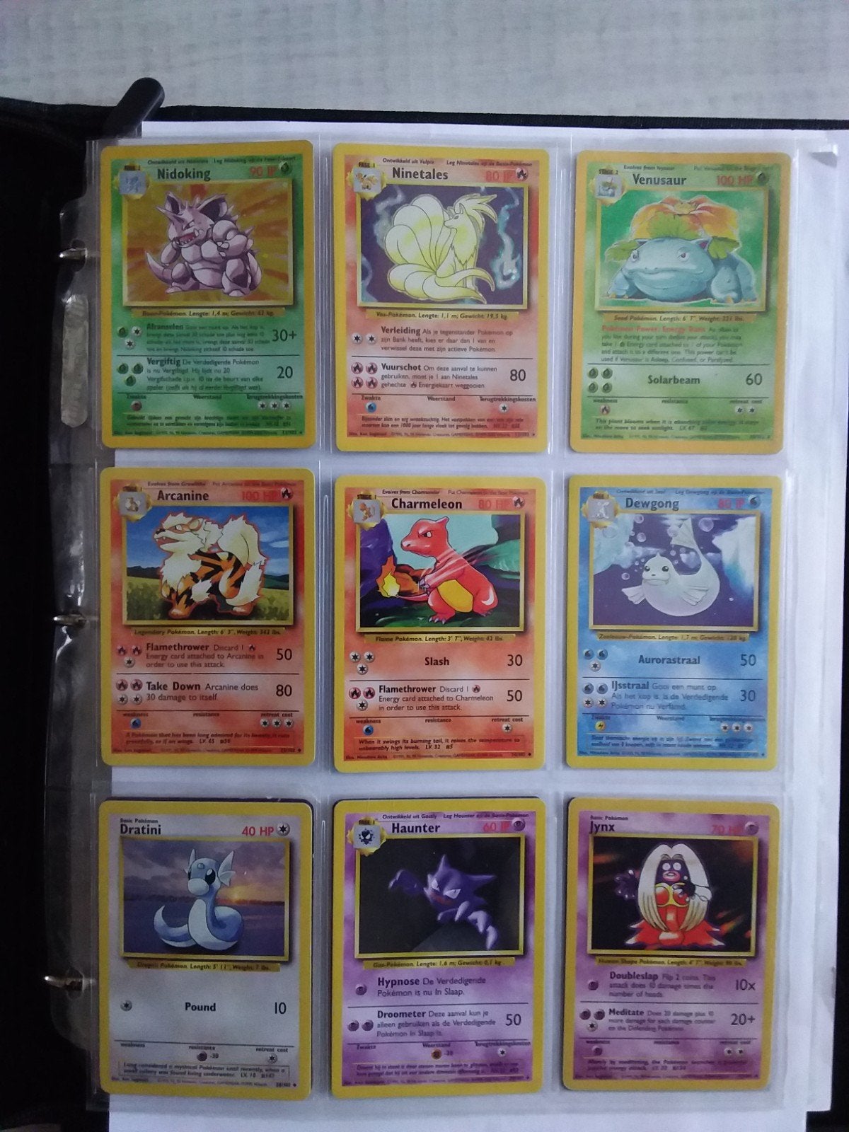 Pokemon kaarten 1995 baseset, Ophalen of Verzenden, Meerdere kaarten