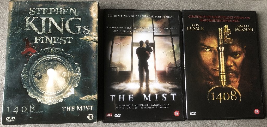 STEPHEN KING'S FINEST - 1408/THE MIST - 2 DVD BOX, Vanaf 16 jaar, Ophalen of Verzenden, Zo goed als nieuw, Overige genres
