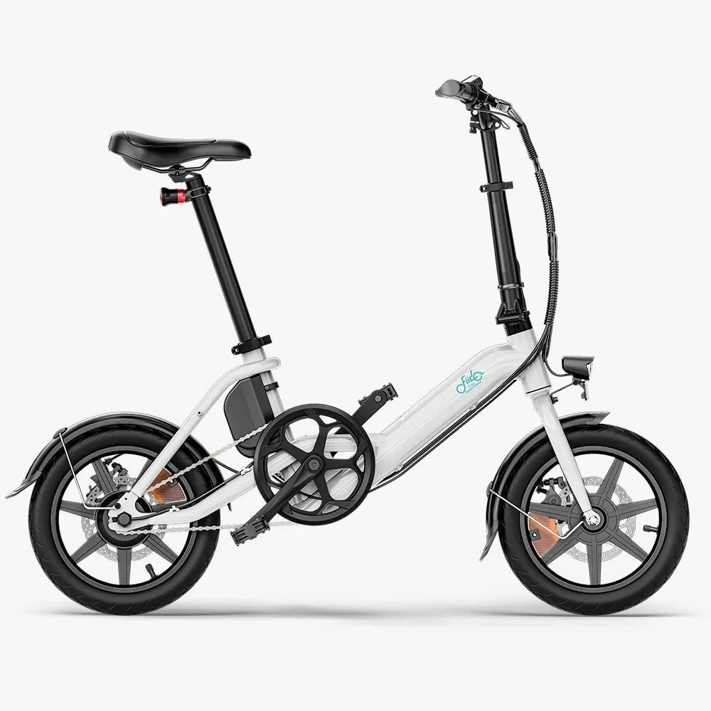 Nieuwe witte minifiets met inklapbaar stuur - Rotterdam, 14 tot 16 inch, Nieuw, Dames, Deels opvouwbaar