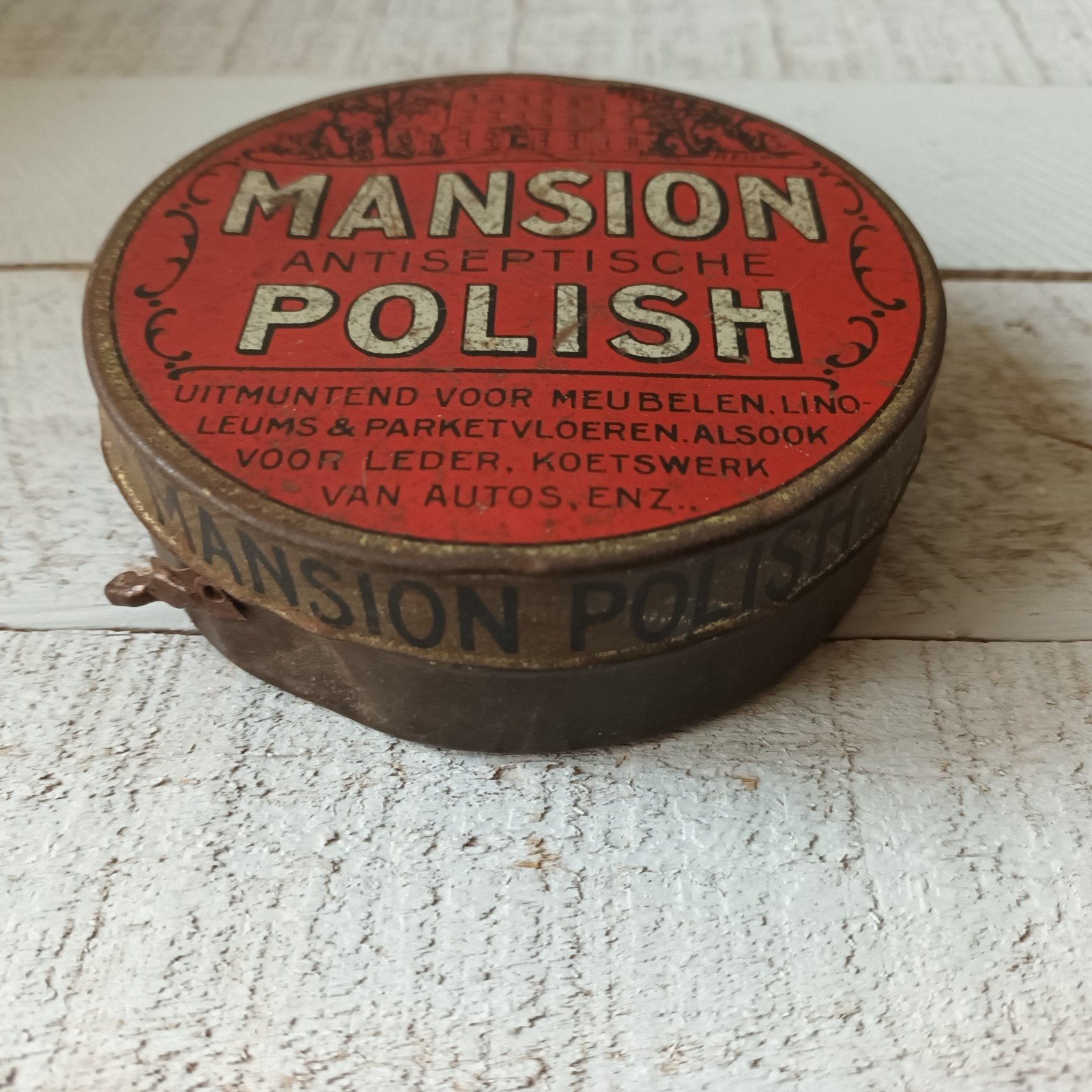 Oud Mansion Antiseptische Polish Blik, Ophalen of Verzenden, Gebruikt, Overige