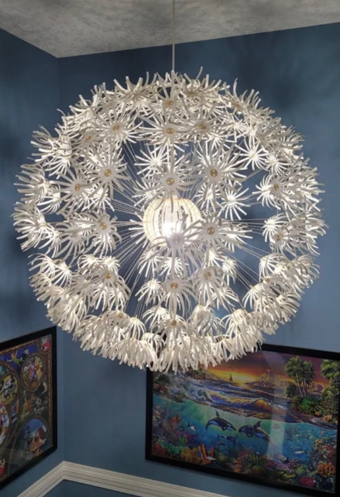 Hanglamp ikea Maskros, Ophalen, Gebruikt
