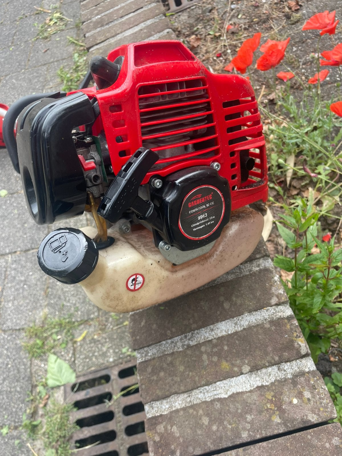 Gardentec combitool., Tuin en Terras, Bosmaaiers, Ophalen, Zo goed als nieuw, 10 tot 30 cm, Benzine