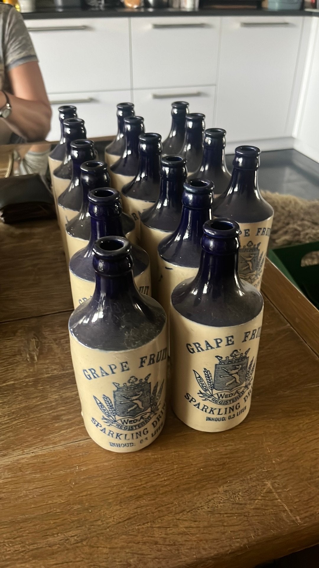42 oude limonade/Gazeuse kruikjes jaren 20/30 Nederlands, Ophalen of Verzenden, Zo goed als nieuw