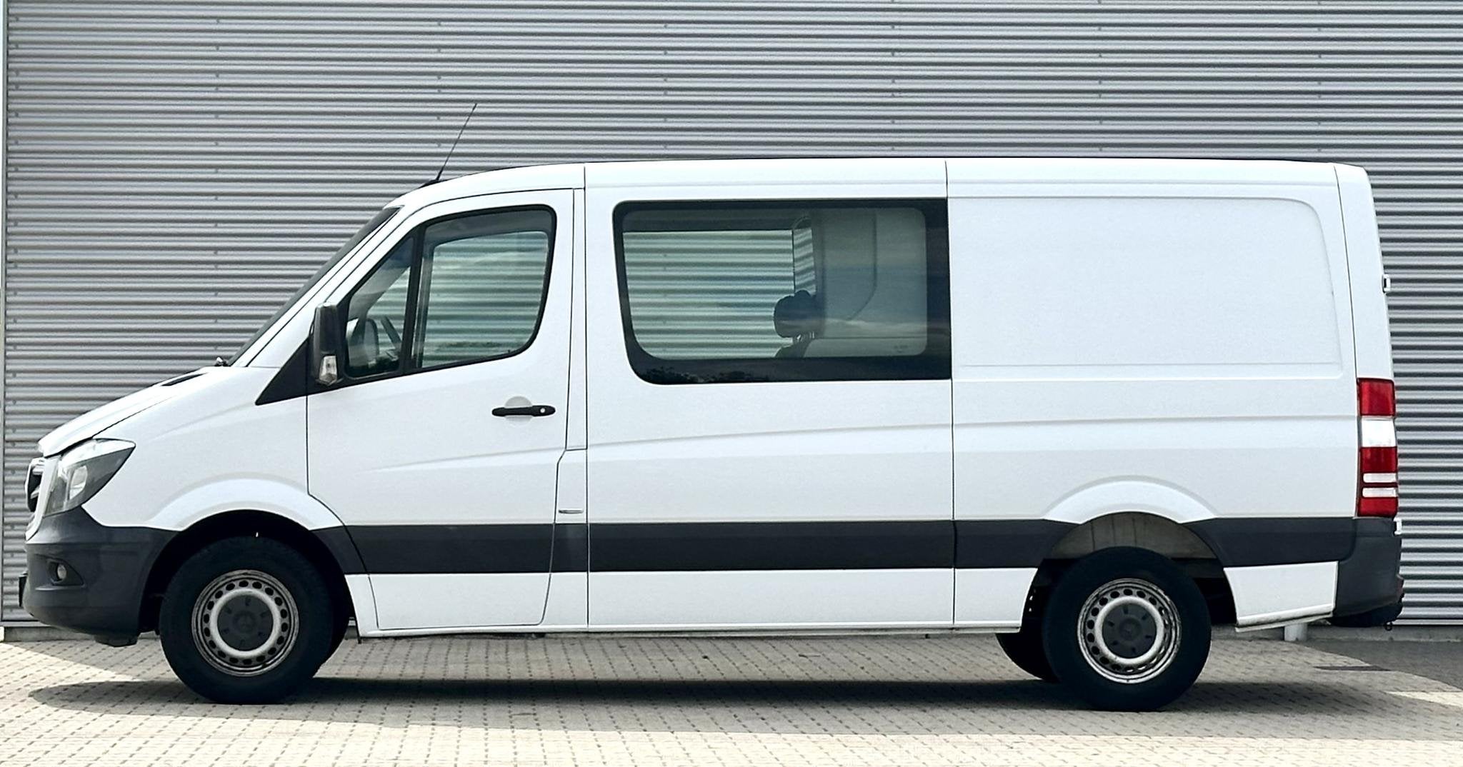 Mercedes-Benz Sprinter 213 2.2 CDI 366 DC Dubbele cabine Aut, Auto's, Automaat, Euro 5, Gebruikt, 4 cilinders