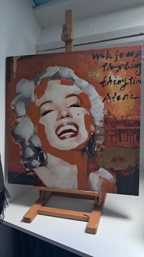 Popart Schilderij Marilyn Monroe - Modern Kunstwerk, Ophalen