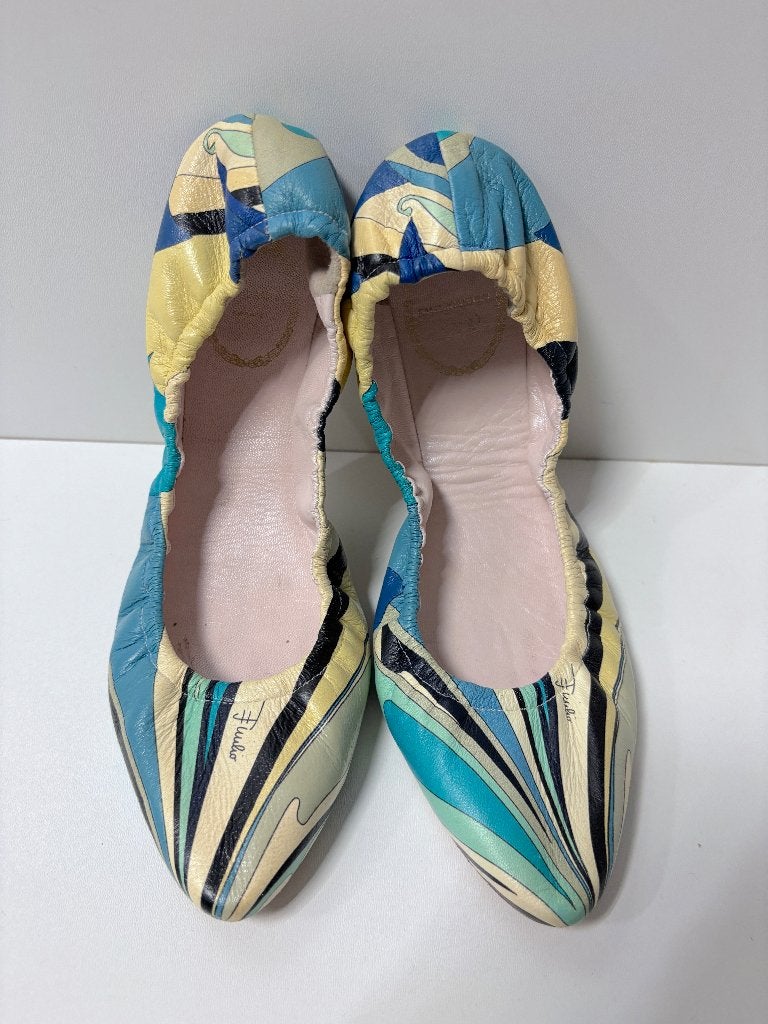 EMILIO PUCCI Div kleuren ballerina's  Maat 39, Overige kleuren, Emilio Pucci, Zo goed als nieuw, Ballerina's