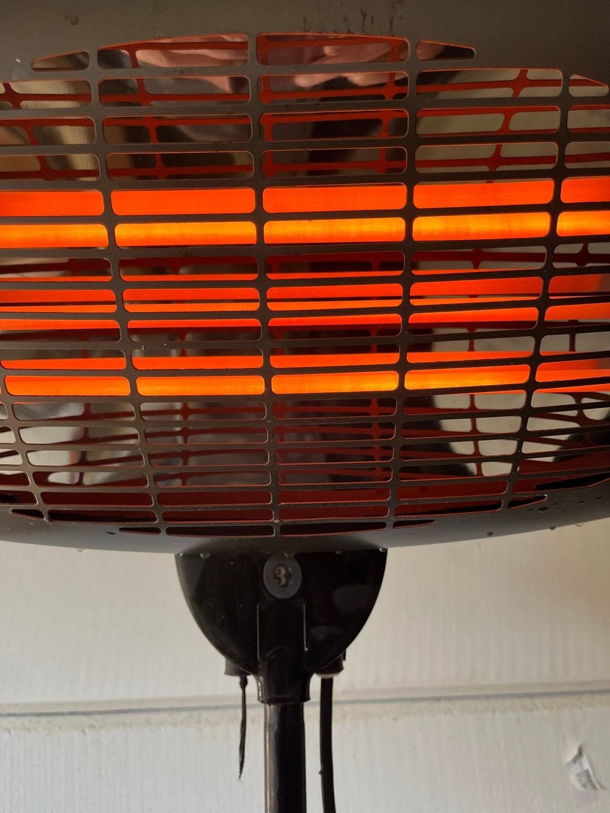 Grote Terrasverwarmer op Poot - 3 Warmtestanden, Ophalen, Gebruikt