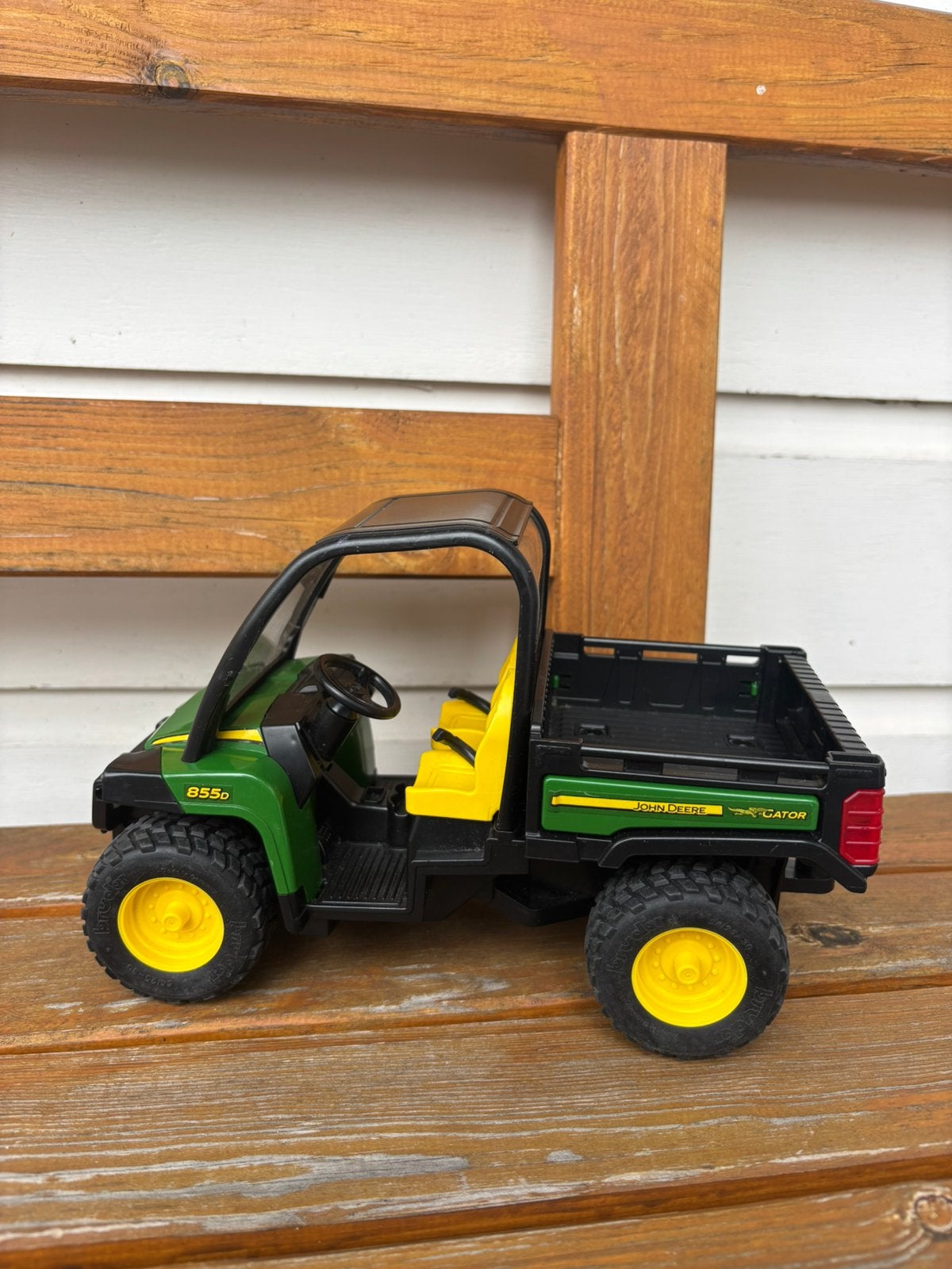 Bruder 02491 John Deere Gator XUV 855D speelgoed, Ophalen of Verzenden, Gebruikt