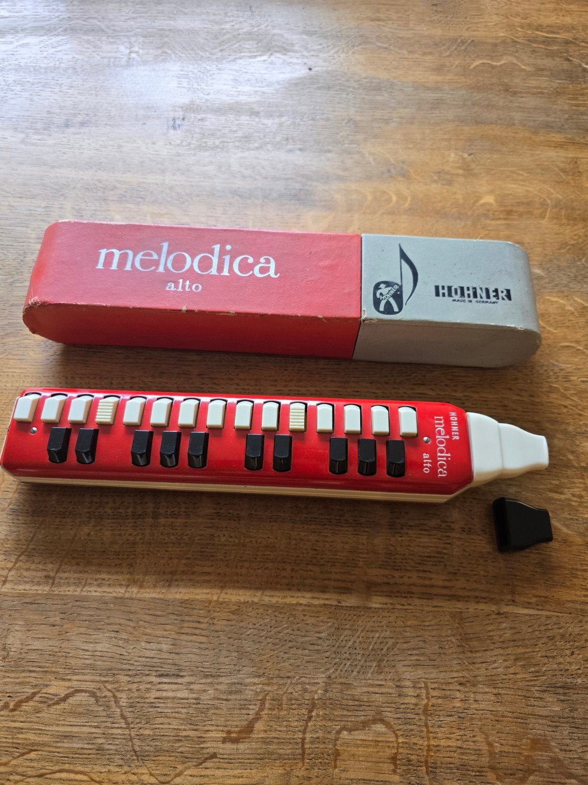 Vintage Hogner Red Melodica alto., Muziek en Instrumenten, Ophalen of Verzenden, Gebruikt