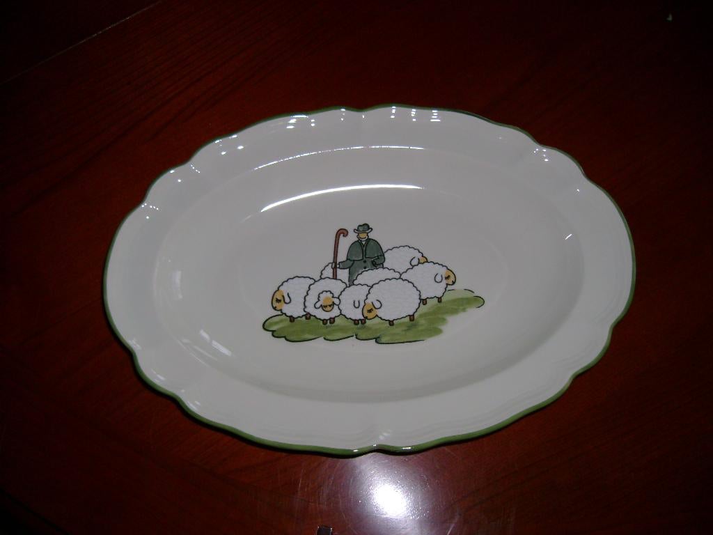 Schaal Schaapjes servies, Huis en Inrichting, Keuken | Servies, Nieuw, Schaal of Schalen, Overige stijlen, Overige materialen