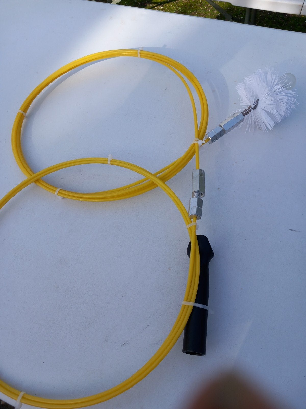 Ontstopper met borstel - Ø 8 cm- schoorsteenveger, Ophalen of Verzenden, Gebruikt