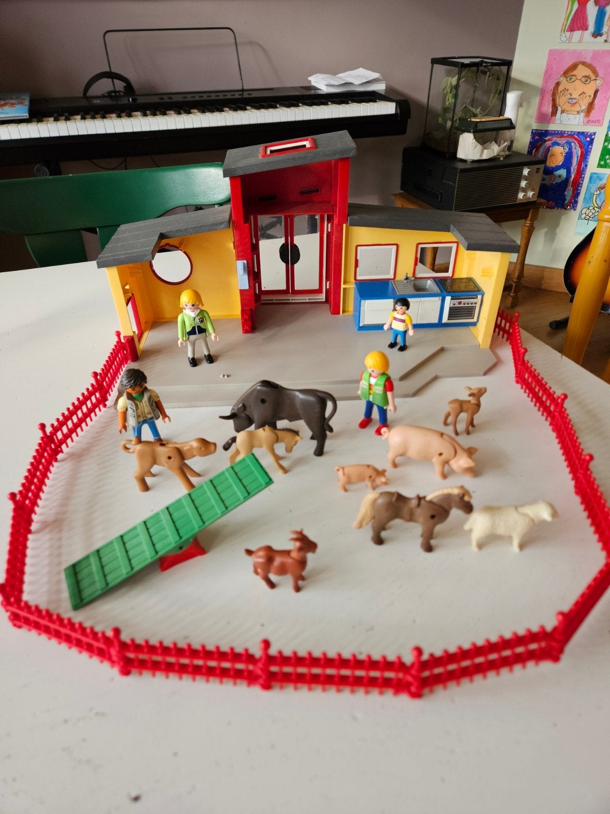 Playmobil Boerderij met Dieren en Figuren, Ophalen, Zo goed als nieuw, Jongen of Meisje