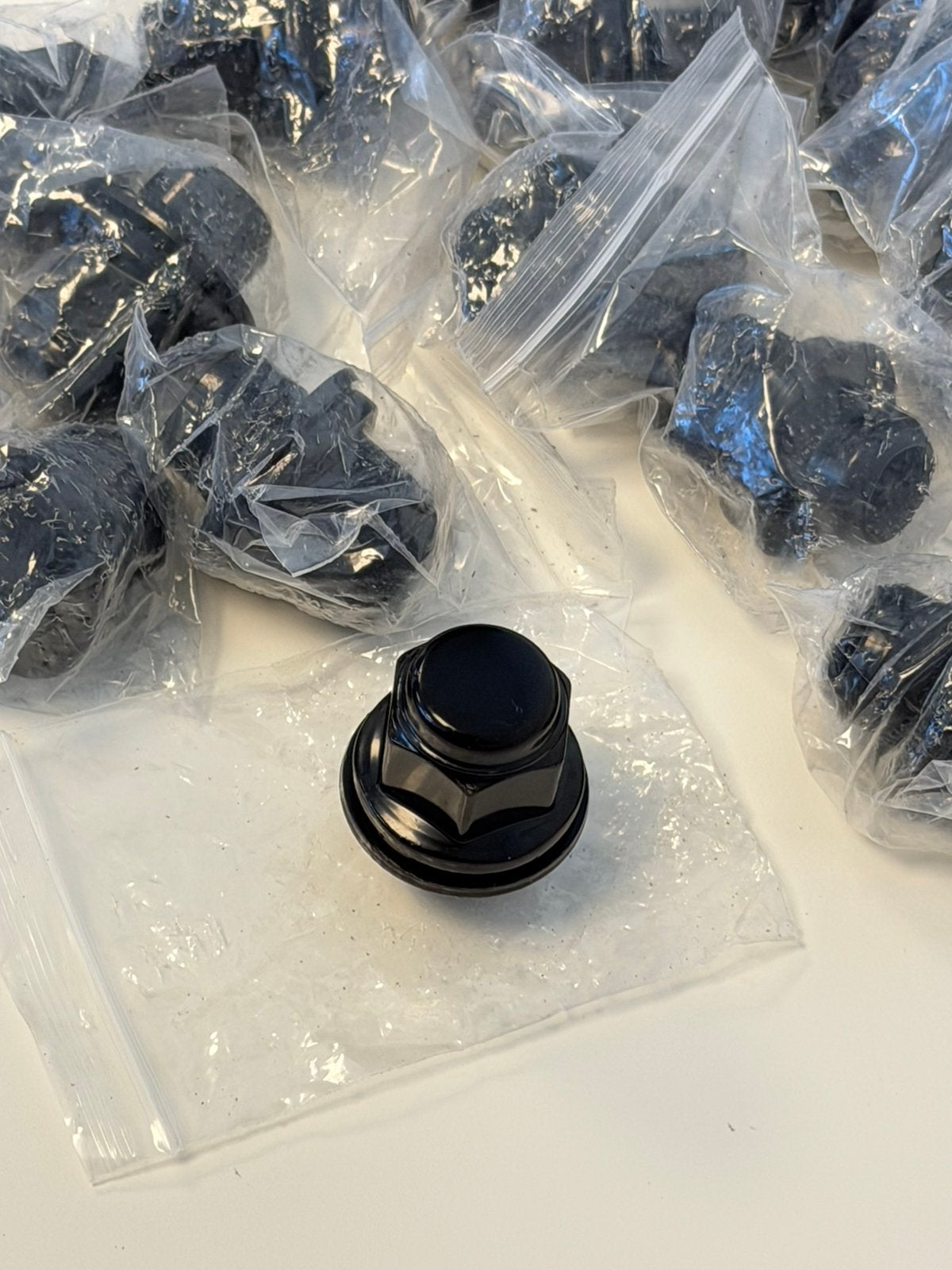 20x Wielmoeren glans ZWART M12x1.5 Toyota Honda Mazda Kia, Ophalen of Verzenden, B, H, H