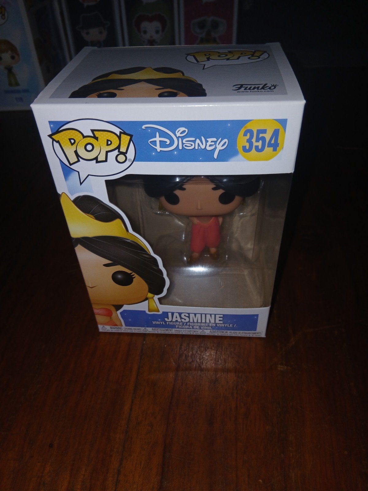 funko pop disney jasmine rood 354, Ophalen of Verzenden, Nieuw