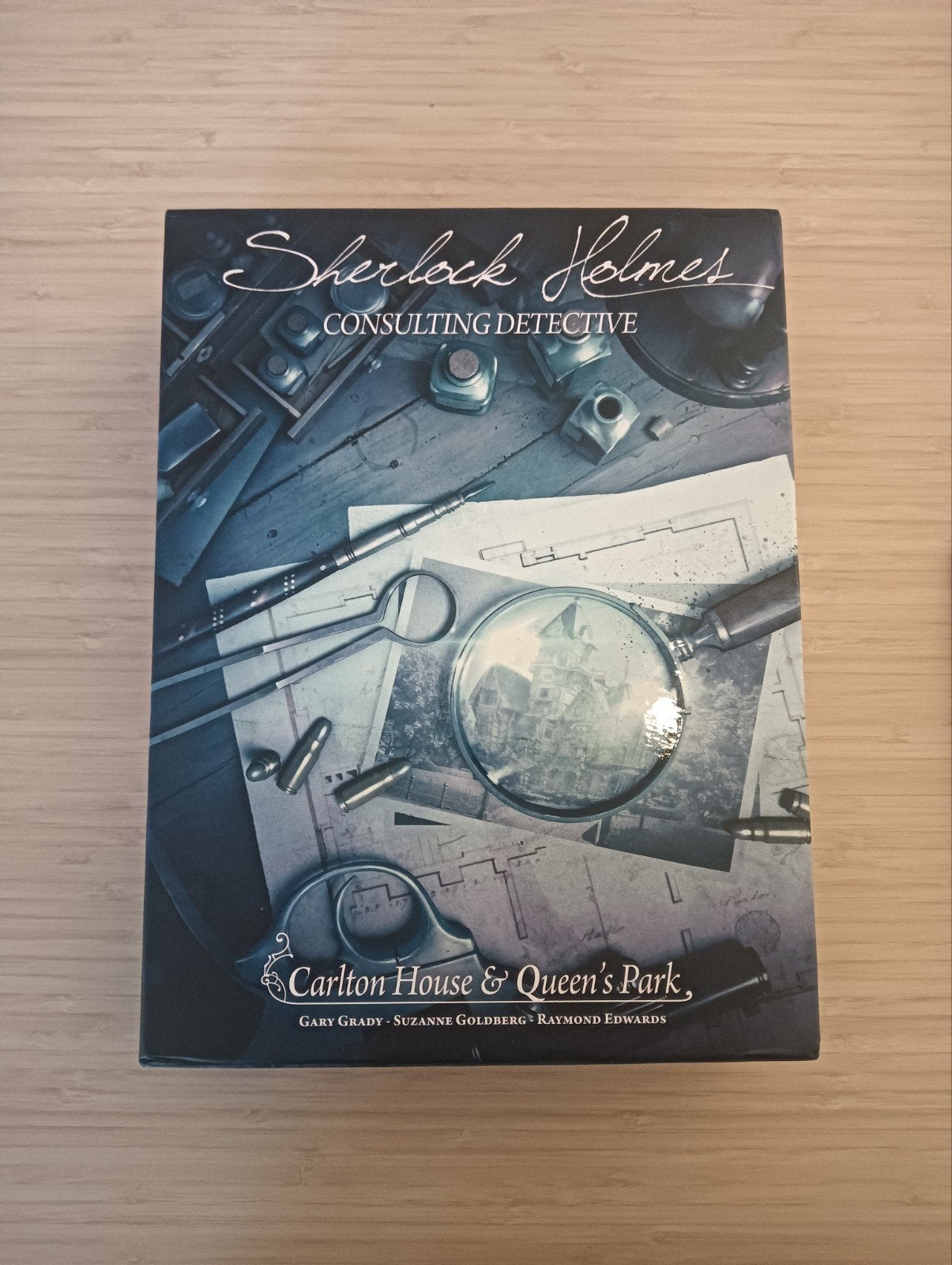 Sherlock Holmes Consulting Detective: Crlton House & Queen's, Vijf spelers of meer, Ophalen of Verzenden, Gebruikt, Space Cowboys