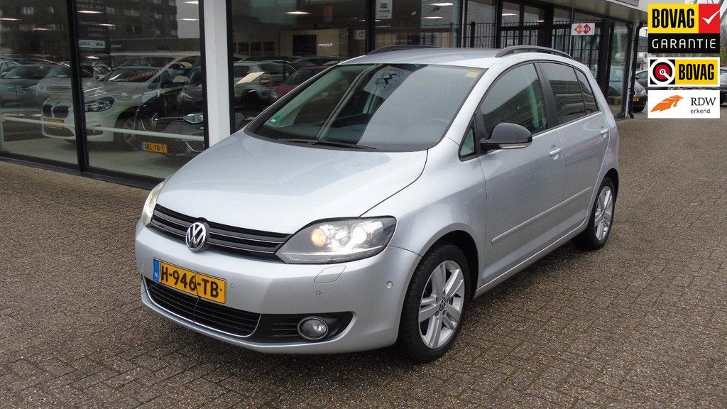 Volkswagen Golf Plus 1.4 TSI Highline, Auto's, Euro 5, Gebruikt, Zwart, Leder en Stof