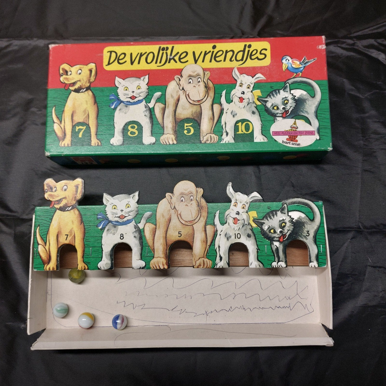 de vrolijke vriendjes knikker spel, Ophalen of Verzenden