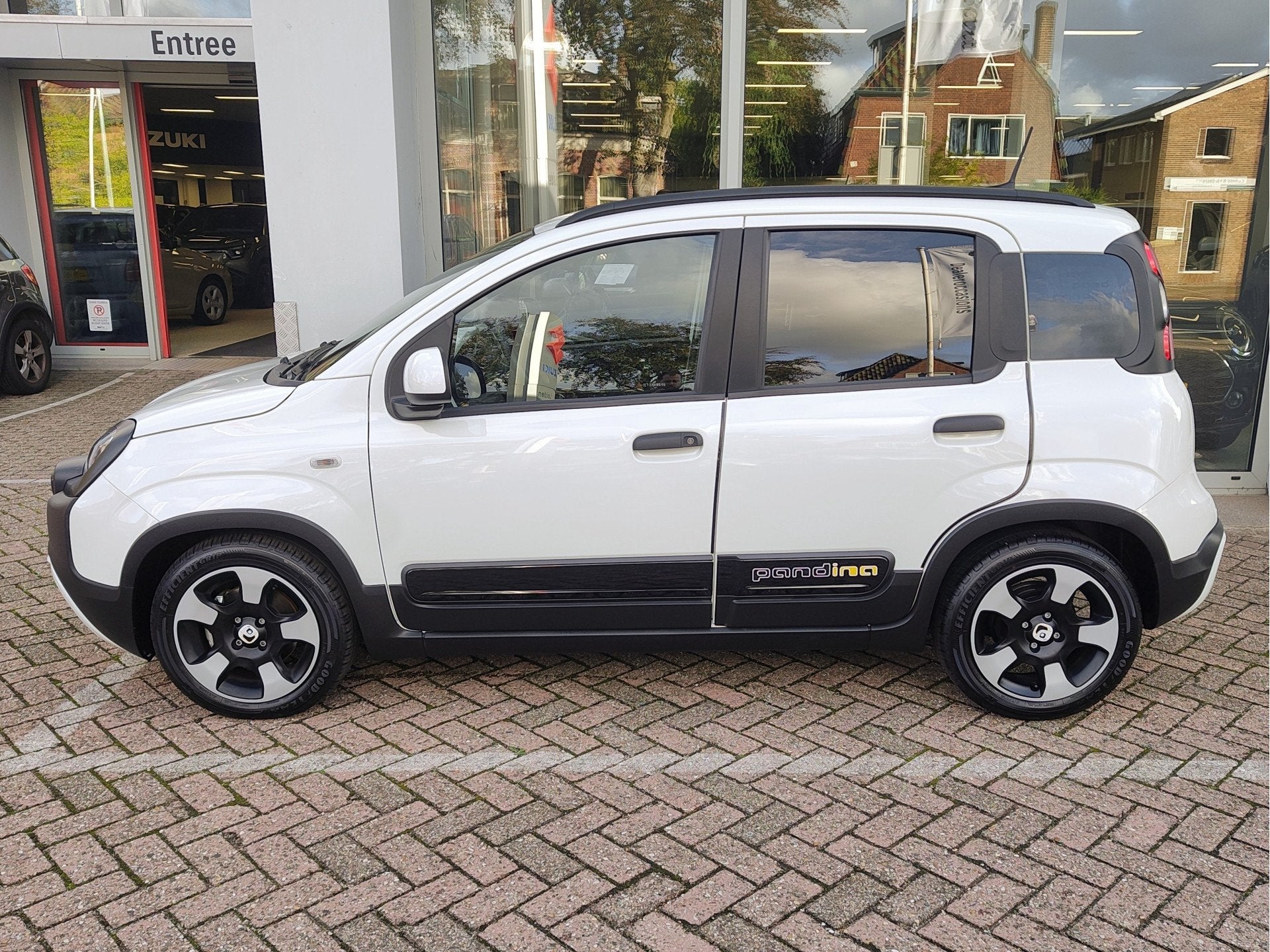 Fiat Pandina 1.0 HYBRID CROSS Airco | Carplay/Android | Rege, Auto's, Gebruikt, Wit, Bedrijf, Handgeschakeld