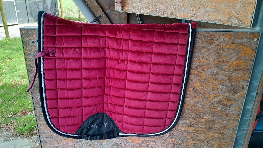 Rood Shabony Shabrak Full Dressuur, Full (L), Fluweel, Overige merken, Rood