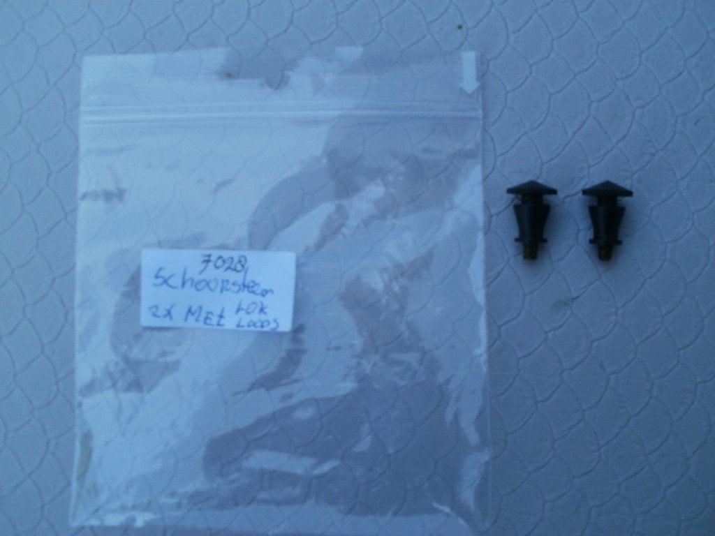 2x Ho Marklin metalen schoorsteen tbv lokloods no 7028., Wisselstroom, Overige typen, Ophalen of Verzenden, Zo goed als nieuw