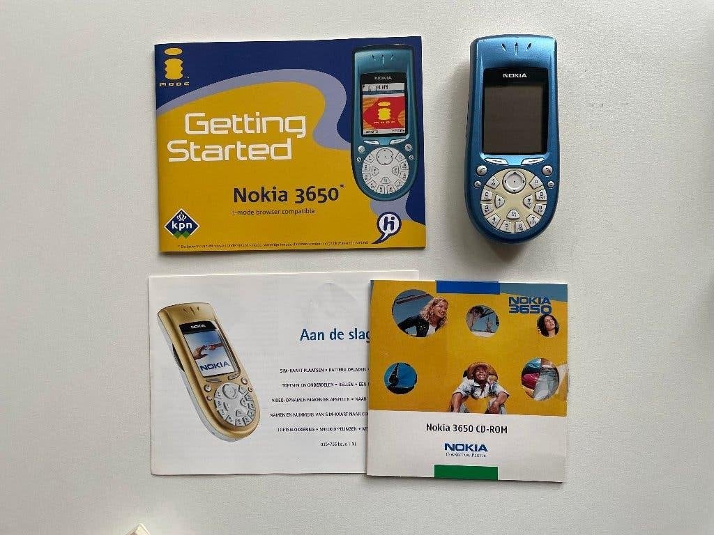 Nokia 3650 mobiele telefoon (retro), Overige modellen, Blauw, Fysiek toetsenbord, Ophalen of Verzenden