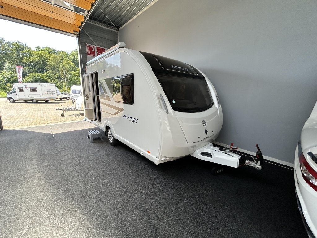 Sprite Alpine Sport 370 EK Enkele bedden Mover THULE, Caravans en Kamperen, Caravans, Tot en met 2, Bedrijf, 750 - 1000 kg, Overige typen