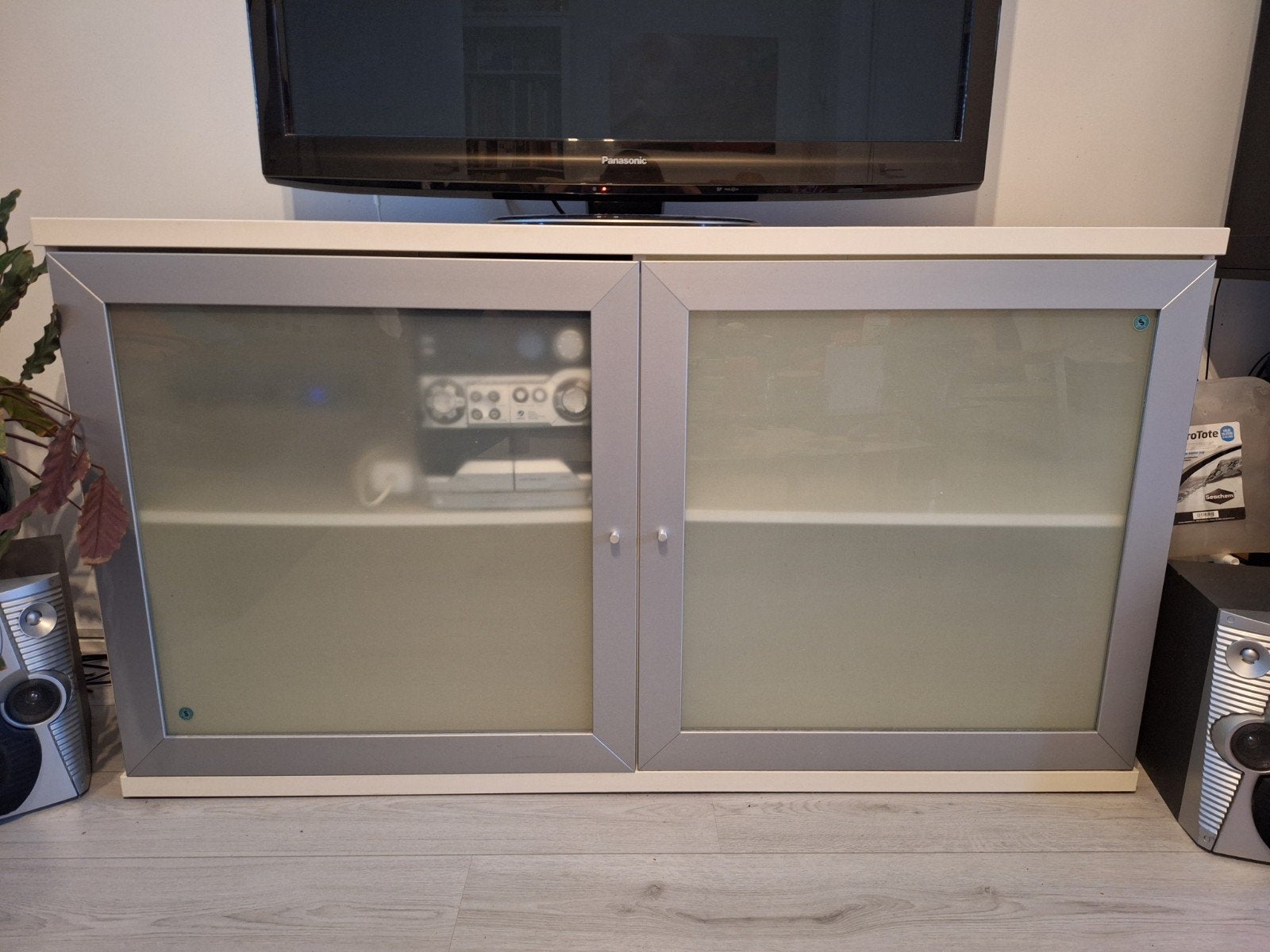 Lage kast voir TV of als dressoir, Gebruikt, 100 tot 150 cm, Ophalen of Verzenden, Minder dan 100 cm