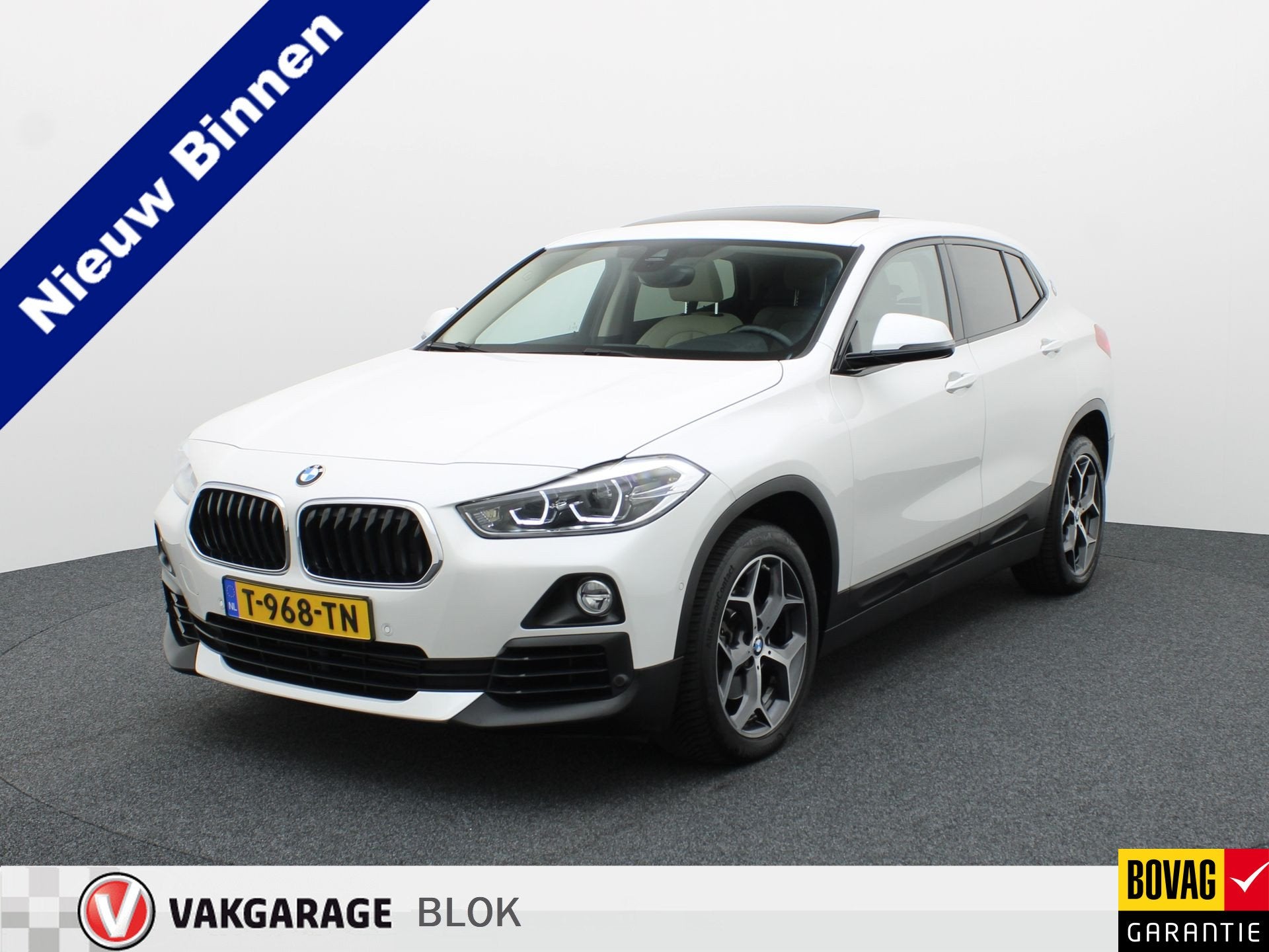 BMW X2 sDrive18i High Executive | Pano | Keyless | Memory Se, Auto's, 12 maanden, Wit, Leder, 3 cilinders