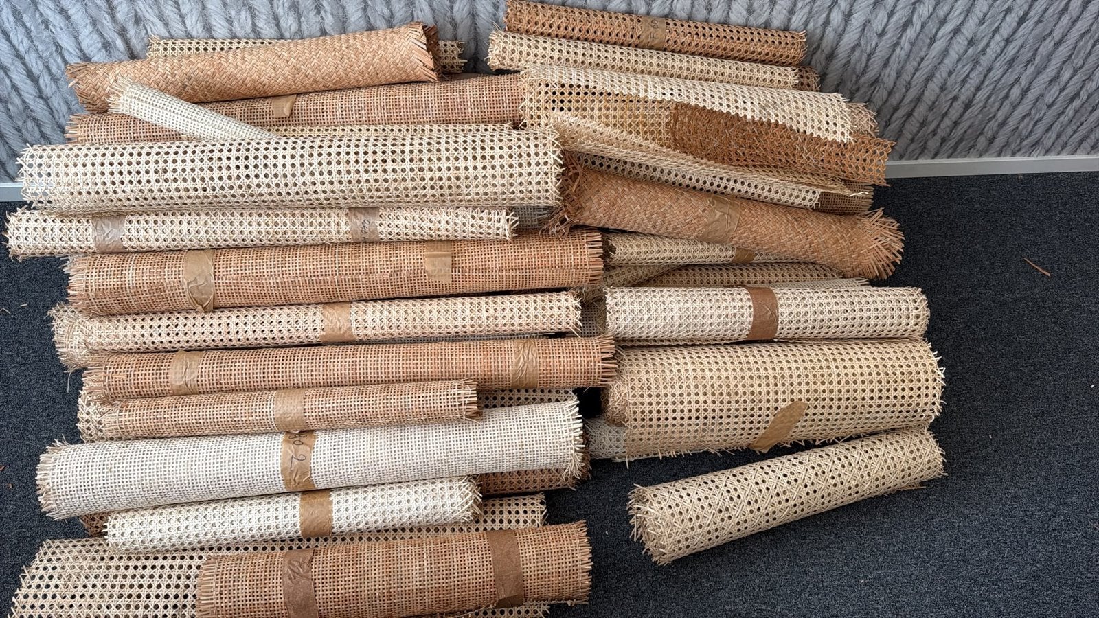 Rotan webbing voor knutselprojecten - diverse maten, Overige thema's, Ophalen of Verzenden, Natuurlijk materiaal, Overige merken
