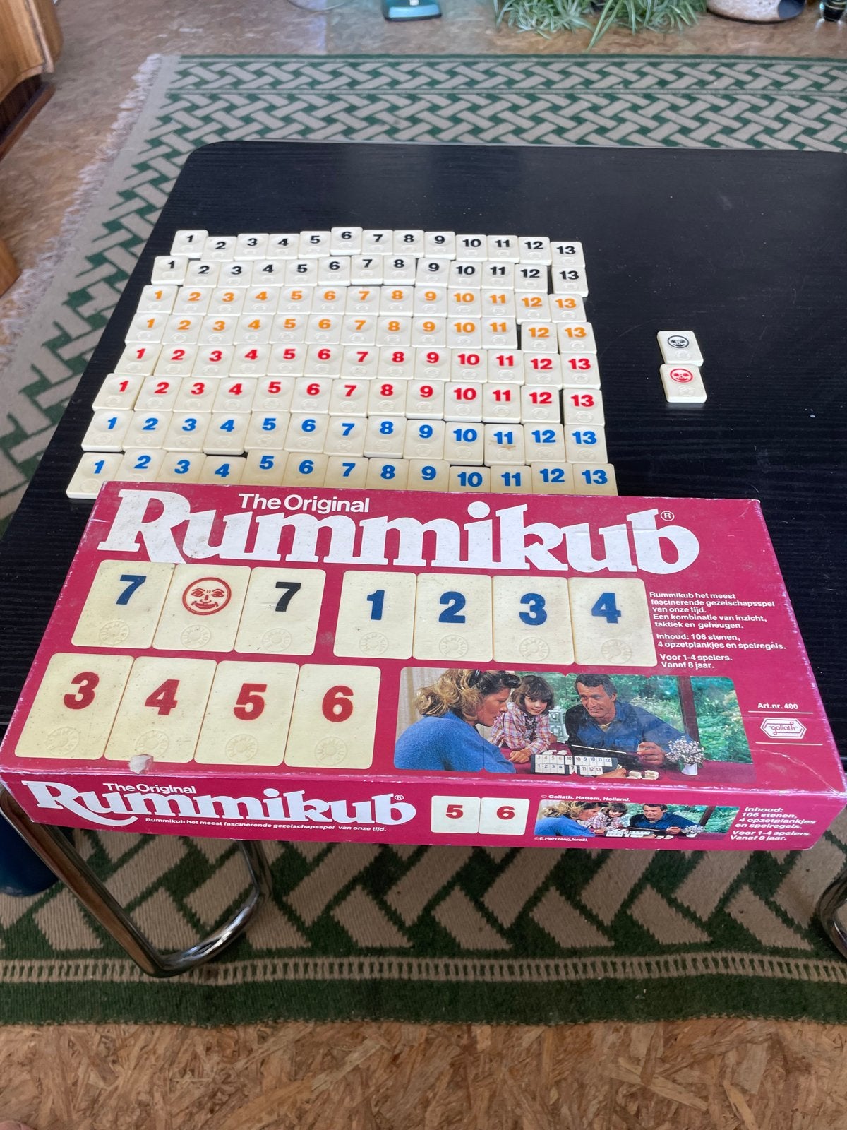 The Original Rummikub bordspel - Compleet en in goede staat, Drie of vier spelers, Ophalen of Verzenden, Gebruikt