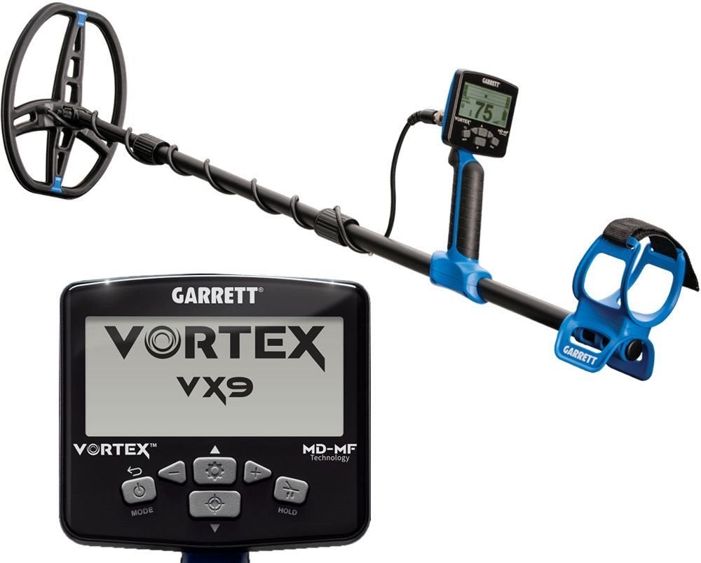 Garrett Vortex VX9 - Professionele metaaldetector, Meer dan 30 cm, Nieuw, Info@kooistra-detectors.com, De Buorren 114, 8408 HP Lippenhuizen