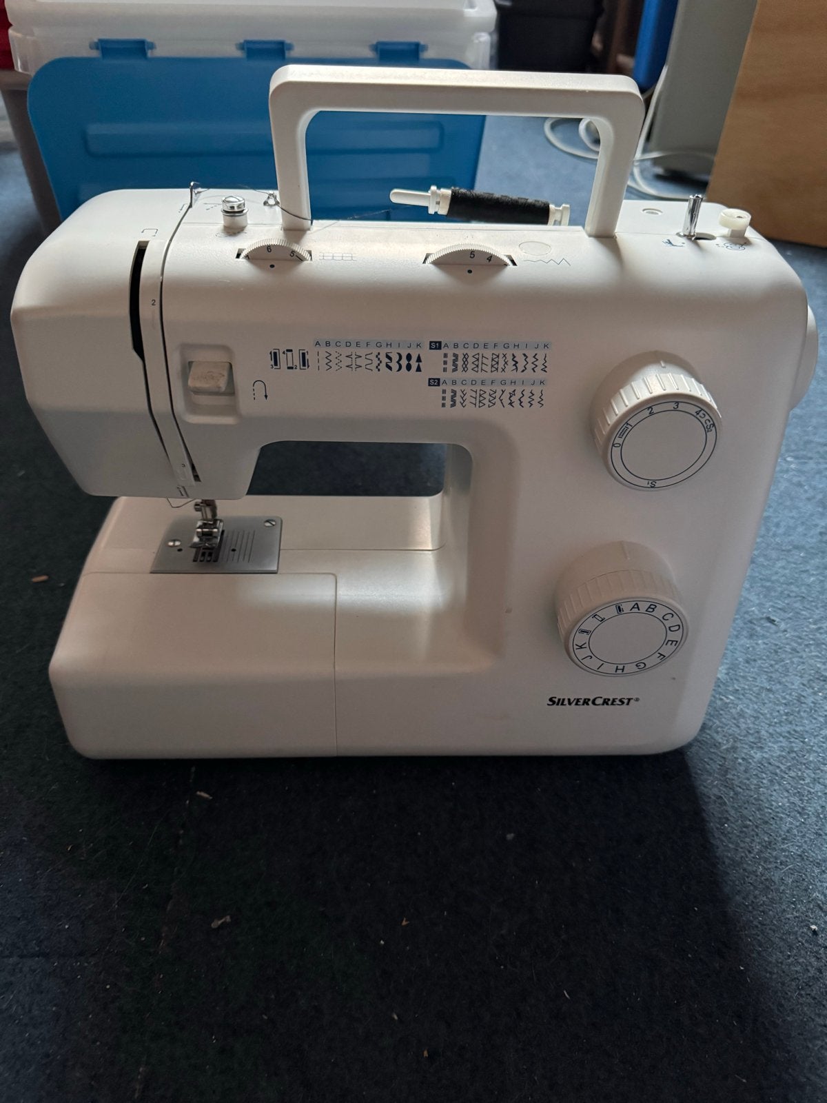 SilverCrest Naaimachine met voetpedaal, Ophalen of Verzenden, Gebruikt, Naaimachine, Overige merken