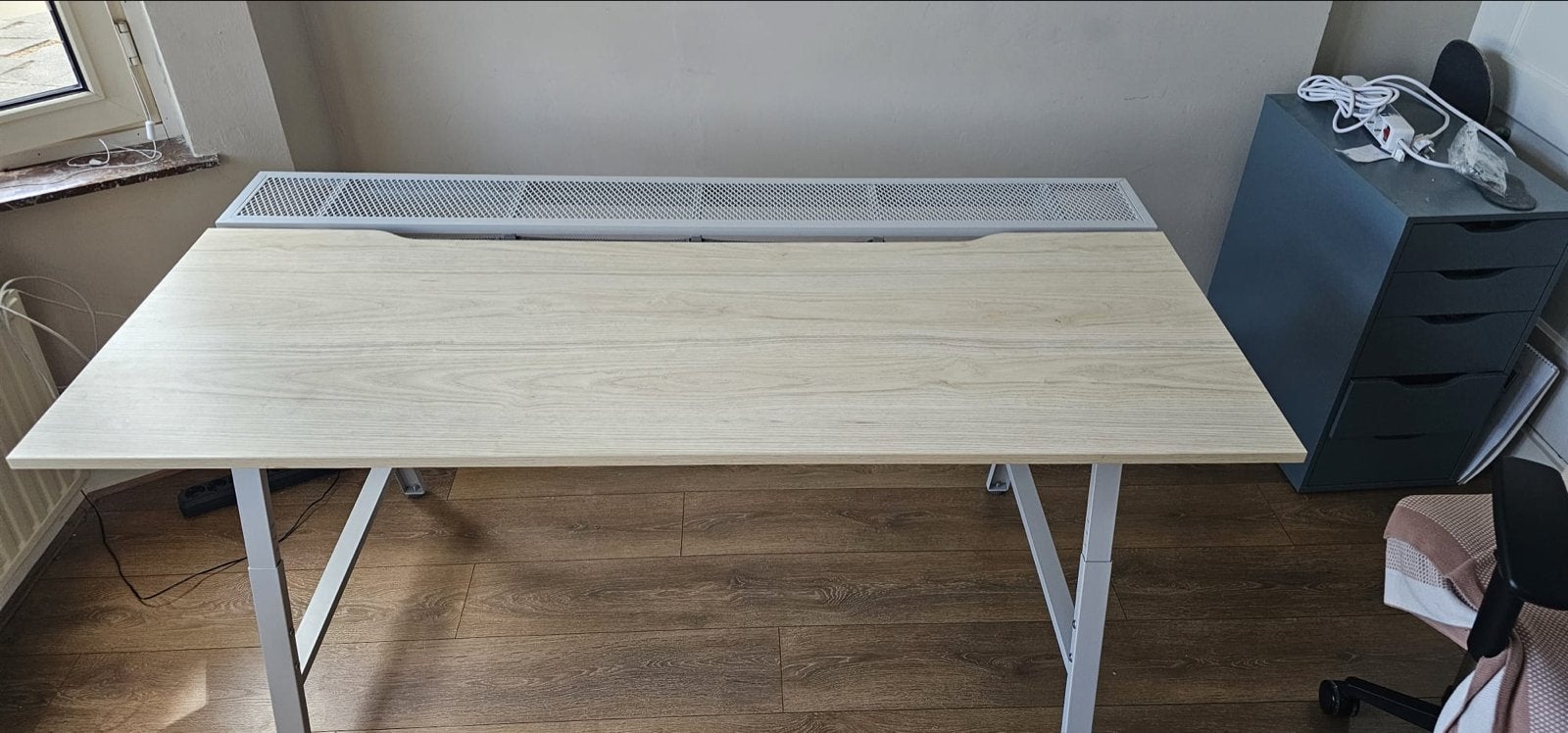 Bureau IKEA Utespelare, Ophalen, 160 cm, In hoogte verstelbaar, Zo goed als nieuw