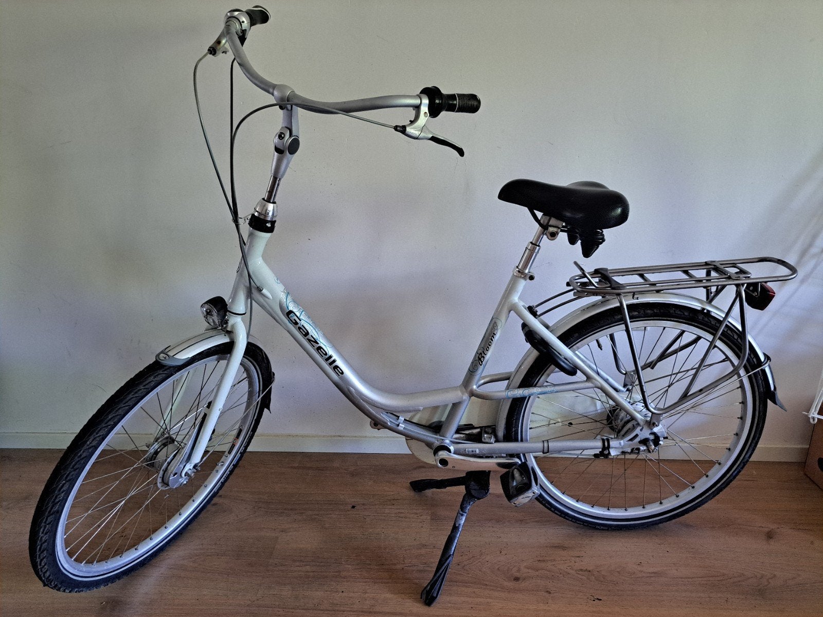 Gazelle Bloom damesfiets/ moederfiets lage instap 7V, Fietsen en Brommers, Fietsen | Dames | Damesfietsen, 53 tot 56 cm, Velgrem