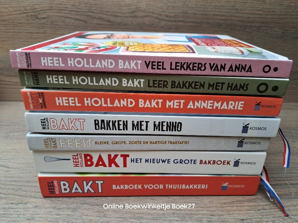 Heel Holland Bakt - div. titels, Boeken, Kookboeken, Ophalen of Verzenden, Zo goed als nieuw, Nederland en België, Taart, Gebak en Desserts