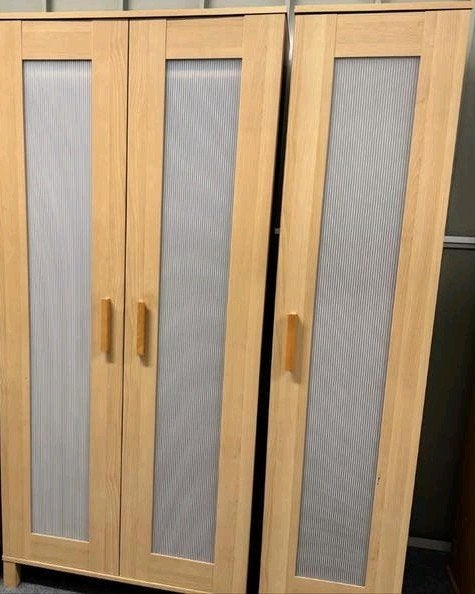 Ikea aneboda 1x legkasten & 1x hang kledingkast zie foto's, Huis en Inrichting, Kasten | Kledingkasten, Ophalen, Glas, 50 tot 100 cm