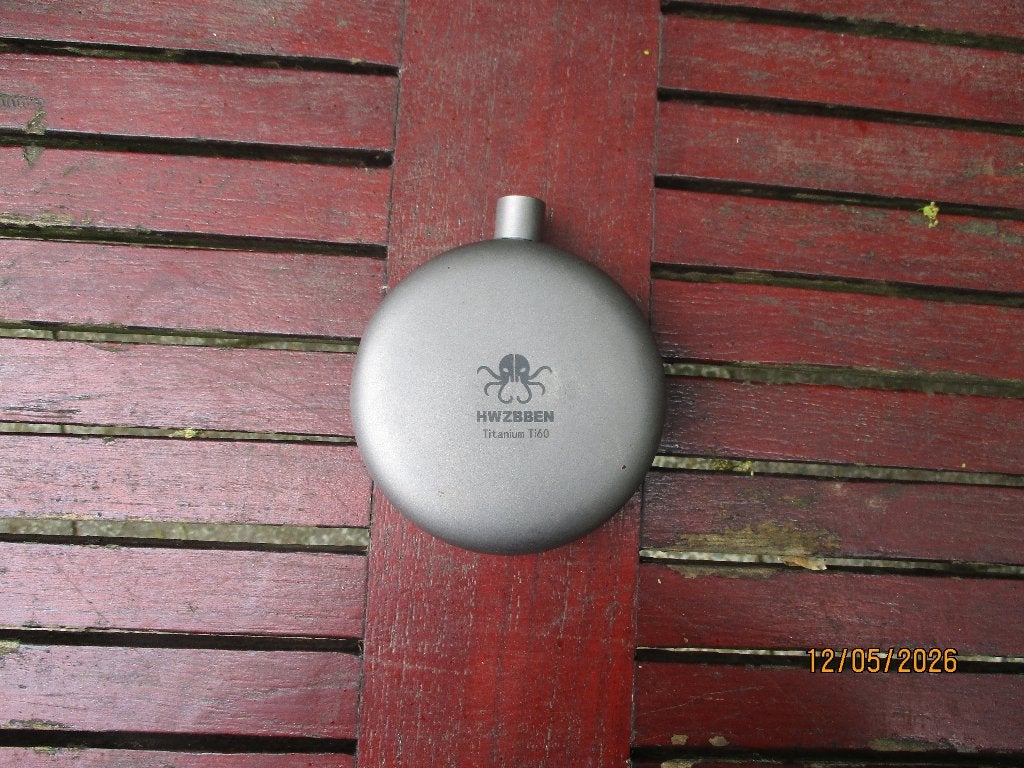 Titanium Heupflesje van 170 ML. Opbrengst naar een goed doel, Ophalen of Verzenden, Zo goed als nieuw