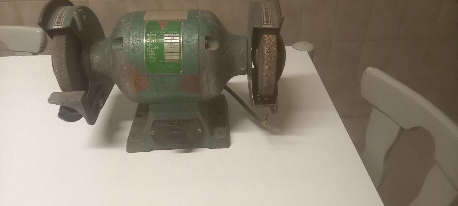 bank slijpmachine, Ophalen, Minder dan 700 watt, Werkbankslijpmachine