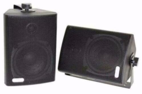 3 Weg Surround Speakers 2 x 45 Watt Zwart