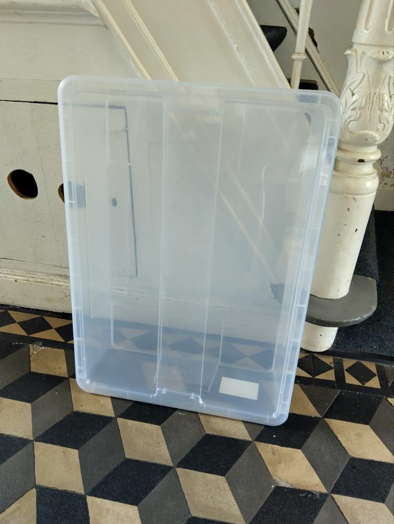 IKEA SAMLA opbergbak met deksel, Ophalen, Overige materialen, Gebruikt, 50 tot 100 cm