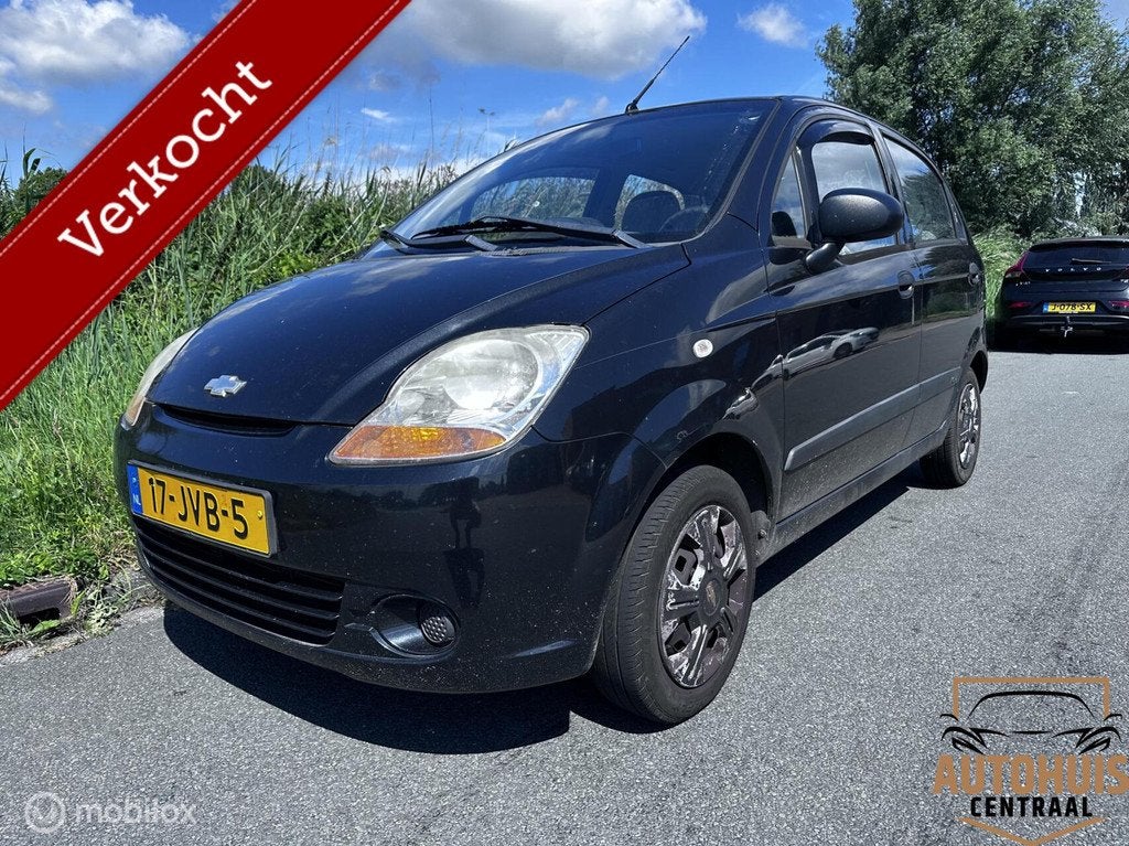 Chevrolet Matiz 0.8 Spirit*APKTOT19-11-2026, Auto's, Voorwielaandrijving, Stof, Gebruikt, Zwart