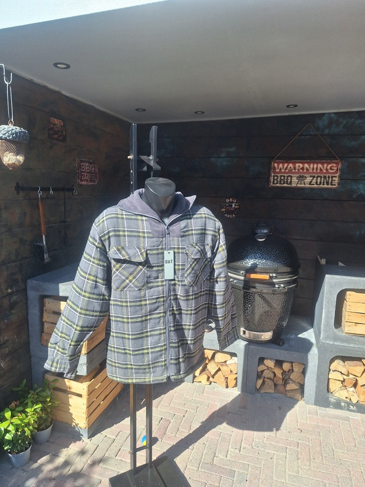 houthakkers vest in de maten xxl en xxxl, Ophalen, Mackatac, Grijs, Maat 56/58 (XL)