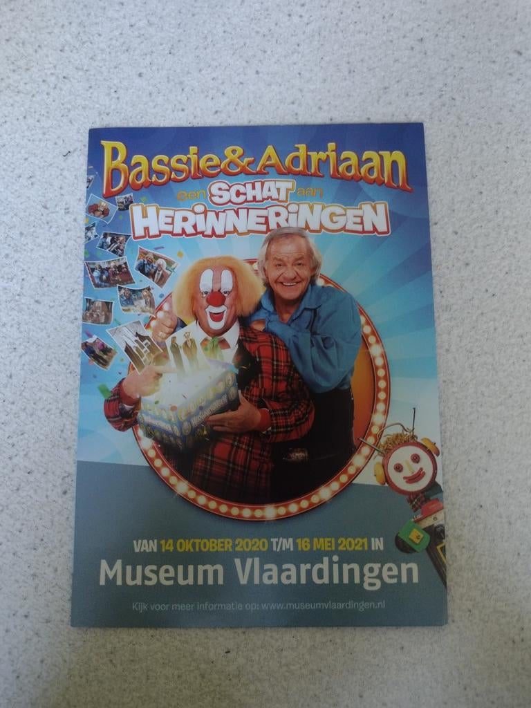 Bassie en Adriaan folder, Ophalen of Verzenden