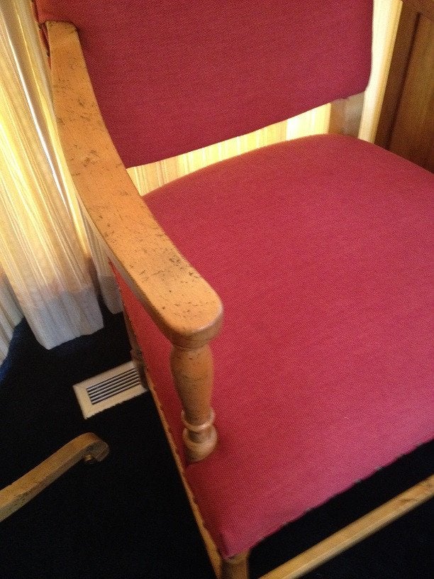 STOFFEN ARMSTOEL "Ralph Lauren" FAUTEUIL - ZETEL Flamant, Ophalen