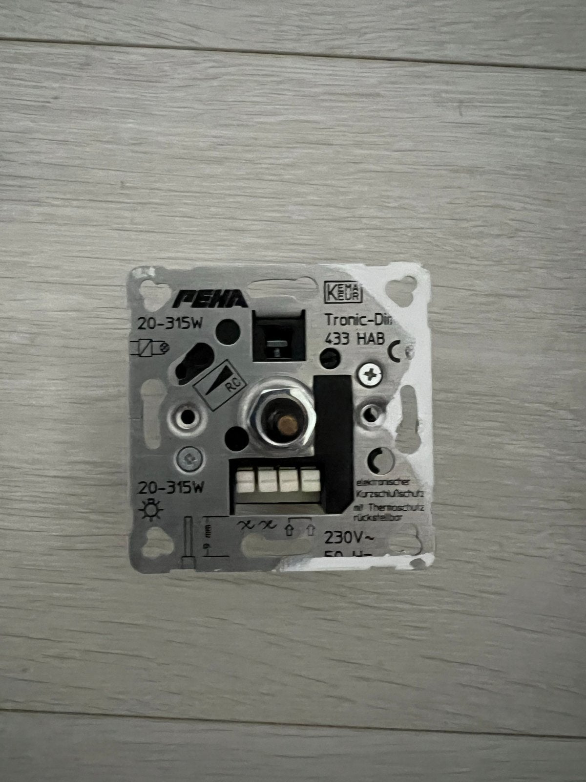 PEHA Tronic-Dim 433 HAB Dimmer 20-315W, Ophalen of Verzenden, Gebruikt, Overige merken, Dimmer